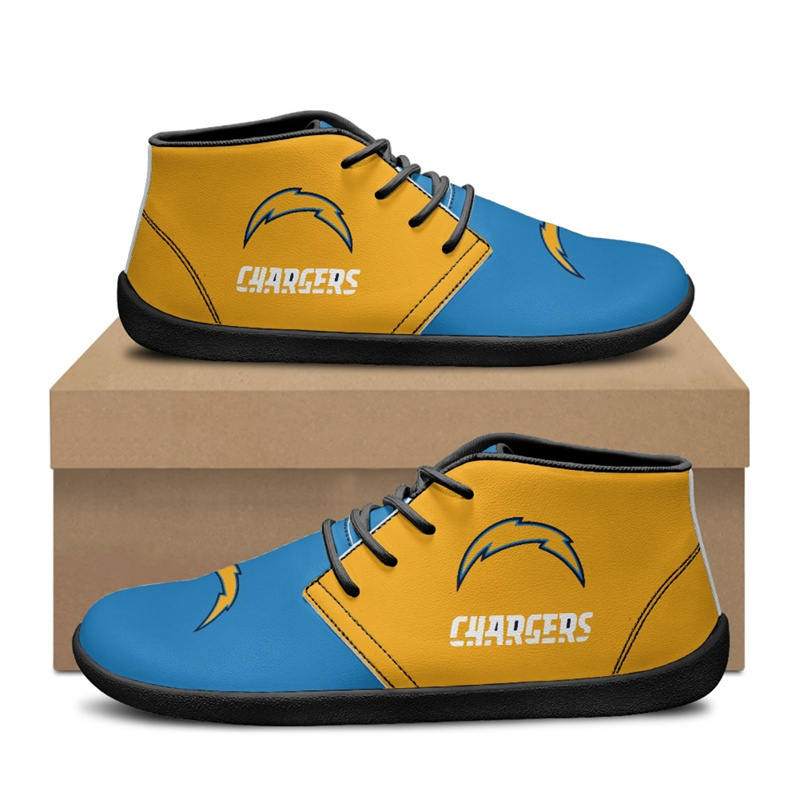 Women's Los Angeles Chargers Low Top Sneakers/Shoes 001(Pls check description for details)